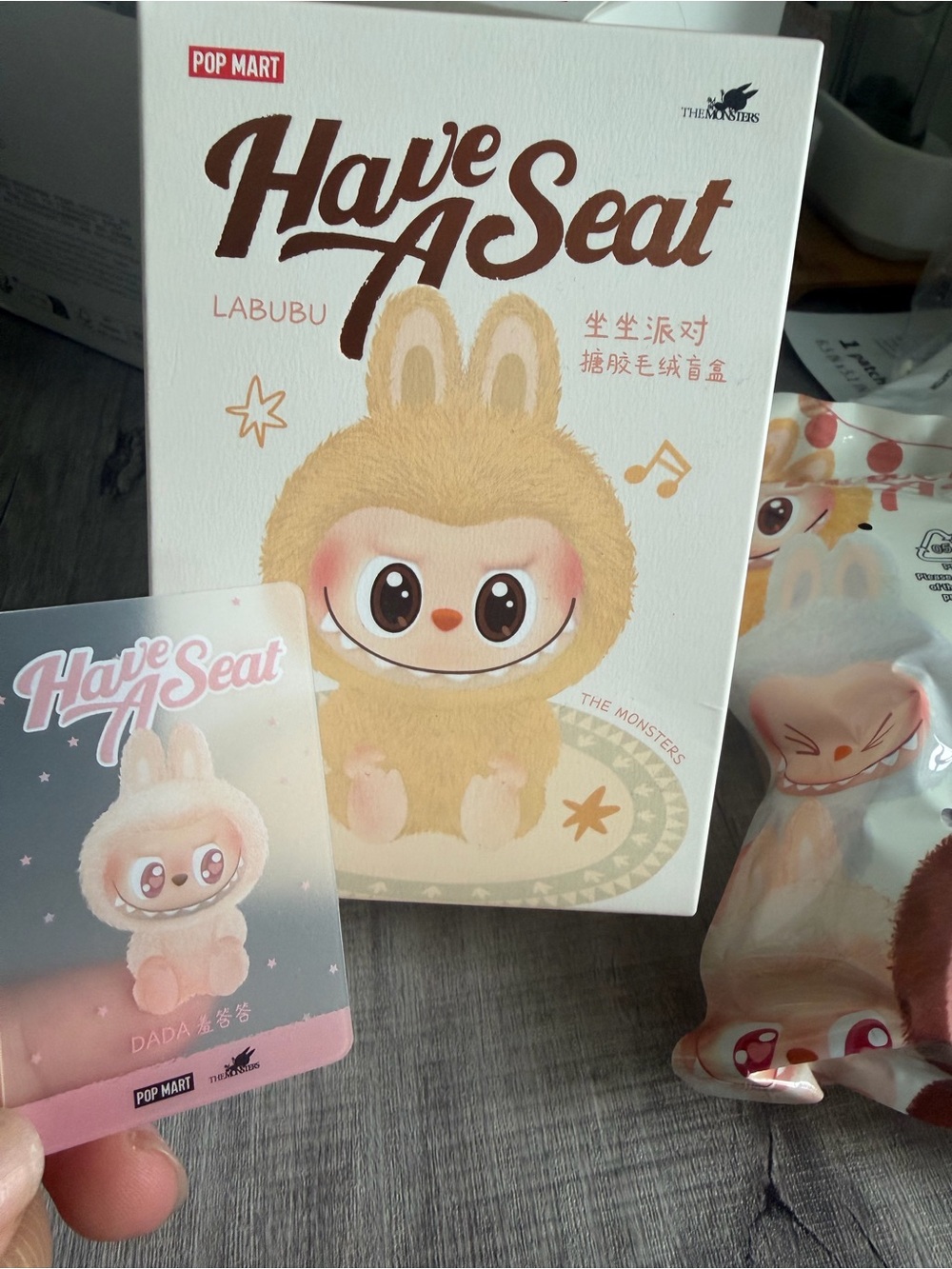 Have A Seat Labubu Plush Figure - DADA
